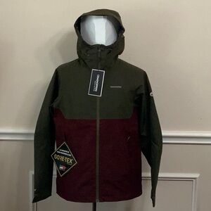 Craghoppers CALEB GORE-TEX JACKET - Wdlnd Grn/Dk Wine